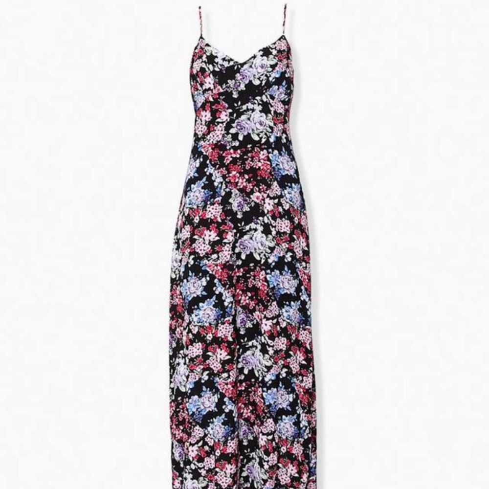 Black floral Maxi